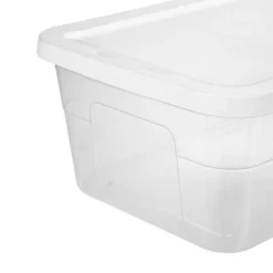 16qt Clear Storage Box With Lid White - Brightroom™ 19 16qt Clear Storage Box With Lid White - Brightroom™ -Green house GUEST 03af419e 03d9 43c3 b868 51096a7fbcac