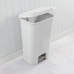 11.9gal Step Trash Can White - Brightroom™: Pedal-Operated Kitchen Garbage Can, Textured Plastic, Indoor Use 15 11.9gal Step Trash Can White - Brightroom™: Pedal-Operated Kitchen Garbage Can, Textured Plastic, Indoor Use -Green house GUEST 08fb28e8 cbc6 4caa b175 1a7ead28e5a6