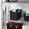 26.2qt Heavy Duty Storage Bin - Brightroom™: Black Plastic, Stackable & Portable, Universal Storage Solution 2 26.2qt Heavy Duty Storage Bin - Brightroom™: Black Plastic, Stackable & Portable, Universal Storage Solution -Green house GUEST 0a87b9a1 cfd9 4cf0 b6d7 cda074d516aa