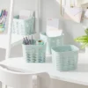 4pk Wave Mini Decorative Basket Mint Green - Brightroom™ 2 4pk Wave Mini Decorative Basket Mint Green - Brightroom™ -Green house GUEST 1b9d274b 685c 4451 b183 f340f022d92a