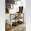 3 Tier Shoe Rack Black Metal With Natural Wood - Brightroom™ 1 3 Tier Shoe Rack Black Metal With Natural Wood - Brightroom™ -Green house GUEST 1f2cceea 00e7 47c8 8368 266f389021b9