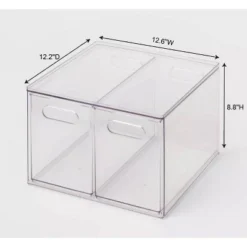 All Purpose 2 Drawer Storage Clear - Brightroom™ 9 All Purpose 2 Drawer Storage Clear - Brightroom™ -Green house GUEST 20f4bcb7 068a 4603 bdc7 6b96029d465a