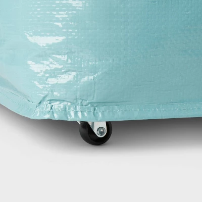 Storage Bag With Wheels Pewter Aqua - Brightroom™ 5 Storage Bag With Wheels Pewter Aqua - Brightroom™ - Image 3