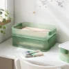 Click In Place 6.7qt Shallow Plastic Storage Bin For Home And Office Organization Green Tint - Brightroom™ 1 Click In Place 6.7qt Shallow Plastic Storage Bin For Home And Office Organization Green Tint - Brightroom™ -Green house GUEST 2582b967 43f8 451a 9325 f5c7e08cace3