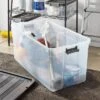200qt Heavy Duty Latching Clear Storage Box - Brightroom™: Portable Black Utility Bin With Lid, 200qt Capacity 2 200qt Heavy Duty Latching Clear Storage Box - Brightroom™: Portable Black Utility Bin With Lid, 200qt Capacity -Green house GUEST 25a4cdf5 9cf5 4166 8472 a03aecafa68d