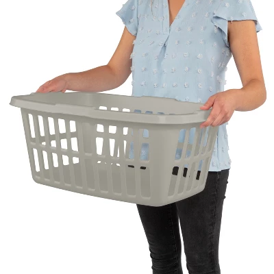 1.5bu Laundry Basket Gray - Brightroom™ 5 1.5bu Laundry Basket Gray - Brightroom™ - Image 3