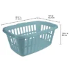 1.5 Bu Laundry Basket Pewter Aqua - Brightroom™ 2 1.5 Bu Laundry Basket Pewter Aqua - Brightroom™ -Green house GUEST 3397f707 f3ea 4a11 9ea8 e48bcfbdfc33