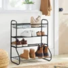 4-Tier Shoe Rack With Basket - Brightroom™ -Green house GUEST 424e1a57 3b8e 430c a4e1 fb13c3733283