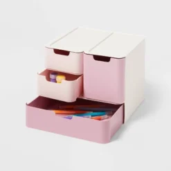 Modular Storage Drawer Set Pink - Brightroom™ -Green house GUEST 426cf388 a3c0 4555 b9b4 7518b4037bbd