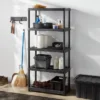 5 Tier Plastic Shelf Unit Black - Brightroom™: Utility Storage Shelving, 5 Open Shelves, 150 Lb Capacity, 73.5" Height 2 5 Tier Plastic Shelf Unit Black - Brightroom™: Utility Storage Shelving, 5 Open Shelves, 150 Lb Capacity, 73.5" Height -Green house GUEST 4db48aa4 1953 41f6 9cd8 59ef7cc20c23