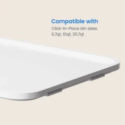 Click In Place Large Lid For Plastic Storage Bins For Home And Office Organization White - Brightroom™ -Green house GUEST 519dba91 3966 4056 922d 3ce9208e44e8