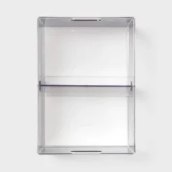 All Purpose Clear Storage Bin With Adjustable Divider Large - Brightroom™ -Green house GUEST 59bf0b7c 8da0 481c 8118 24e3d9bfbed7