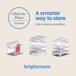 Click In Place Slim Lid With Handle For Plastic Storage Bins Home And Office Organization White- Brightroom™ 14 Click In Place Slim Lid With Handle For Plastic Storage Bins Home And Office Organization White- Brightroom™ -Green house GUEST 6630b4d2 a6eb 43fa 9fdd 796fd2fea583