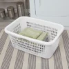 2bu Laundry Basket White - Brightroom™: Portable Plastic Clothes Organizer With Built-In Handles, 70.4L Capacity 1 2bu Laundry Basket White - Brightroom™: Portable Plastic Clothes Organizer With Built-In Handles, 70.4L Capacity -Green house GUEST 767f0b99 714d 4b17 b17a 2b859671e4ed