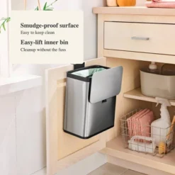 Compost Bin Stainless Steel - Brightroom™ 7 Compost Bin Stainless Steel - Brightroom™ -Green house GUEST 7950f8bf 88b7 414f 87dd 92b278a03f08