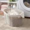 Twisted Paper Rope Oval Laundry Basket - Brightroom™: Gray, Removable Liner, 252 Volume, 2 Handles 1 Twisted Paper Rope Oval Laundry Basket - Brightroom™: Gray, Removable Liner, 252 Volume, 2 Handles -Green house GUEST 79fa9a6f 7a31 4b83 832c b0f386638e37