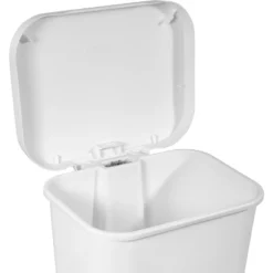 11.9gal Step Trash Can White - Brightroom™: Pedal-Operated Kitchen Garbage Can, Textured Plastic, Indoor Use 18 11.9gal Step Trash Can White - Brightroom™: Pedal-Operated Kitchen Garbage Can, Textured Plastic, Indoor Use -Green house GUEST 80e420e2 f616 4351 a975 06ba0232d895