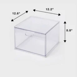 All Purpose Single Drawer Storage Clear - Brightroom™ 9 All Purpose Single Drawer Storage Clear - Brightroom™ -Green house GUEST 82f7b8b7 ac2c 452b 9e39 11a2e67c57d2