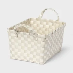 Woven Plastic Basket Small - Brightroom™ 11 Woven Plastic Basket Small - Brightroom™ -Green house GUEST 8b79e323 6cc6 434d a26f a72f7c2879fd