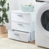 3 Drawer Wide Tower White - Brightroom™ -Green house GUEST 8c21b4c7 d923 4625 8589 8f4bcf55be90