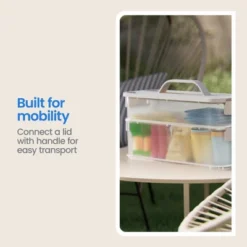 Click In Place 3qt Clear Shallow Slim Plastic Storage Bin With White Latch For Home And Office Organization - Brightroom™ 15 Click In Place 3qt Clear Shallow Slim Plastic Storage Bin With White Latch For Home And Office Organization - Brightroom™ -Green house GUEST 8c6aa7ea 9b76 4f7a a290 53b2aaea3ccf