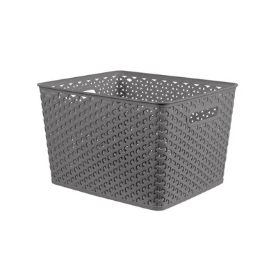 Large Y-Weave Decorative Storage Basket - Brightroom™ 8 Large Y-Weave Decorative Storage Basket - Brightroom™ - Image 6