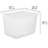 70qt Clear Storage Box With White Lid - Brightroom™ 2 70qt Clear Storage Box With White Lid - Brightroom™ -Green house GUEST 8e2f3efb 043a 41fb 89ba d4b543bd8459
