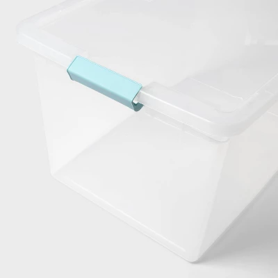 66qt Clear Storage Bin With Latches - Brightroom™ 4 66qt Clear Storage Bin With Latches - Brightroom™ - Image 2