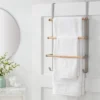 Over The Door Tiered Towel Rack With Wood - Brightroom™ 1 Over The Door Tiered Towel Rack With Wood - Brightroom™ -Green house GUEST 98778a7f 8e0c 4c4a 9552 90944b50a1f8