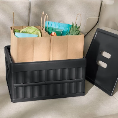 2040cu Collapsible Small Crate Black - Brightroom™ 3 2040cu Collapsible Small Crate Black - Brightroom™