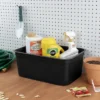 Folio Heavy Duty Storage Bin - Brightroom™: Black Plastic, Stackable, Portable, Universal Storage, 18.6 Volume Capacity 2 Folio Heavy Duty Storage Bin - Brightroom™: Black Plastic, Stackable, Portable, Universal Storage, 18.6 Volume Capacity -Green house GUEST 9a64636b 50d6 4f43 ab5f b628388e071b