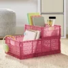 Large Foldable Crate Pink - Brightroom™ 1 Large Foldable Crate Pink - Brightroom™ -Green house GUEST 9f887051 e4a8 4d32 abaa ddbf0a47f451