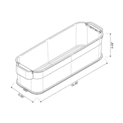 Click In Place 4.5qt Clear Slim Plastic Storage Bin With White Latch For Home And Office Organization - Brightroom™ -Green house GUEST a10f87bc a0aa 4c07 bd5c 31d4e640186f