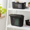 Narrow Decorative Plastic Lid Black - Brightroom™: Storage Bin, Cut-Out Handles, 13" Cube System Compatible 1 Narrow Decorative Plastic Lid Black - Brightroom™: Storage Bin, Cut-Out Handles, 13" Cube System Compatible -Green house GUEST a50ae07a e0da 43e0 bf87 9de8ed3553a2