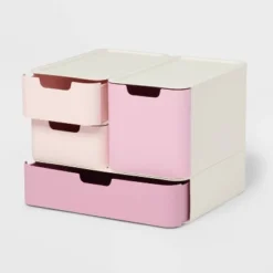 Modular Storage Drawer Set Pink - Brightroom™ -Green house GUEST a73d8be5 d31d 4ffc ba00 7f040707e2b7