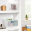 Small Stackable Bins Front Opening Clear Plastic - Brightroom™ 1 Small Stackable Bins Front Opening Clear Plastic - Brightroom™ -Green house GUEST a756acea 21b1 4d19 8c7f 2fcf21a22895