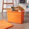 20gal Halloween Latching Storage Tote Orange - Brightroom™ -Green house GUEST a9626625 cf34 4a82 a886 3e49aaece24e