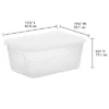 16qt Clear Storage Box With Lid White - Brightroom™ 1 16qt Clear Storage Box With Lid White - Brightroom™ -Green house GUEST ab290166 2d57 4334 81d3 640a8635298d