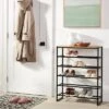 5 Tier Shoe Rack Black Metal With Natural Wood - Brightroom™ -Green house GUEST af7cae0b 946e 4802 b998 c51159d751f1