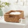 Braided Seagrass Folio Bin - Brightroom™: Handwoven Khaki Storage Basket, Rectangle, 6"x12"x17", Nest Seal Certified -Green house GUEST b168264f 2990 4cb1 933c df4457b1770d