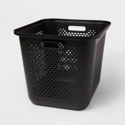 Large Decorative Plastic Bin With Cutout Handles - Brightroom™ 5 Large Decorative Plastic Bin With Cutout Handles - Brightroom™ - Image 3