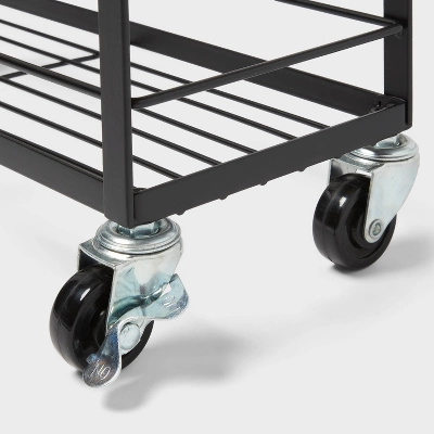 Skinny Bathroom Cart Black - Brightroom™ 4 Skinny Bathroom Cart Black - Brightroom™ - Image 2