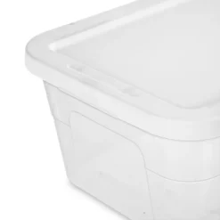 6qt Clear Storage Box White - Brightroom™ 17 6qt Clear Storage Box White - Brightroom™ -Green house GUEST c7f58b2f 3ffb 4c0b b827 0300ba7f8cdc