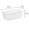 6qt Clear Storage Box White - Brightroom™ 2 6qt Clear Storage Box White - Brightroom™ -Green house GUEST ca83c37f 52c5 4c93 9af7 53755dd359db