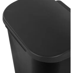 11.3gal Lift Top Waste Basket Black - Brightroom™: Kitchen Trash Can, Fingerprint-Resistant, Indoor Trash Bin -Green house GUEST ce8d910b 16ed 43ec 8492 683a30edbc45