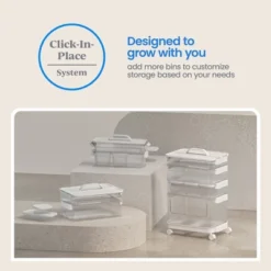 Click In Place 3qt Clear Shallow Slim Plastic Storage Bin With White Latch For Home And Office Organization - Brightroom™ 16 Click In Place 3qt Clear Shallow Slim Plastic Storage Bin With White Latch For Home And Office Organization - Brightroom™ -Green house GUEST d7d58f60 9451 4042 af8c f015580c8d0d