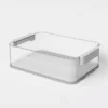 Click In Place 10qt Clear Plastic Storage Bin With White Latch For Home And Office Organization - Brightroom™ 2 Click In Place 10qt Clear Plastic Storage Bin With White Latch For Home And Office Organization - Brightroom™ -Green house GUEST db4e3951 2cf9 4930 ad6e 7e8023d58a28