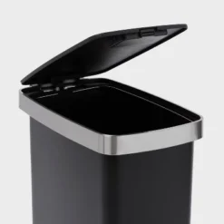 45L Slim Resin Step Trash Can With Stainless Band - Brightroom™ -Green house GUEST e4be1a22 09a4 476d b4c7 9b9134300755