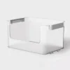 Click In Place 20.7qt Clear Open Front Plastic Storage Bin For Home And Office Organization White Latch - Brightroom™ 1 Click In Place 20.7qt Clear Open Front Plastic Storage Bin For Home And Office Organization White Latch - Brightroom™ -Green house GUEST ea637f8d 323f 4cd0 a0b7 6a6c3a2868e9