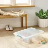 32qt Clear Storage Bin With Latches - Brightroom™ 1 32qt Clear Storage Bin With Latches - Brightroom™ -Green house GUEST ea7a2977 02bb 433d b3fc 45552e5ef727